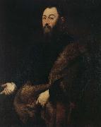 Jacopo Tintoretto Gentleman Portrait France oil painting artist